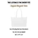 Organizer for [Zipped Regent Tote, Aspinal of London] Nylon Bag Insert