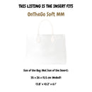 Organizer for [OnTheGo Soft MM, LV] Velvet Bag Insert