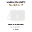 Organizer for [Pochette Metis PM, LV] Felt Bag Insert