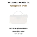 Organizer for [Vanity Pouch Trunk, LV] Felt Bag Insert