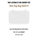 Organizer for [Mini Flap Bag AS6573, Chanel] Silk Bag Insert