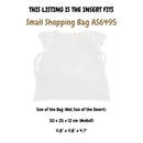 Organizer for [Small Shopping Bag AS6495, Chanel] Felt Bag Insert