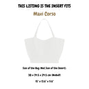 Organizer for [Maxi Corso, Bottega Veneta] Velvet Bag Insert