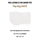 Organizer for [Flap Bag AS6112, Chanel] Velvet Bag Insert