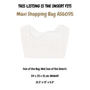 Organizer for [Maxi Shopping Bag AS6095, Chanel] Felt Bag Insert
