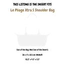 Organizer for [Le Pliage Xtra S Shoulder Bag, Longchamp] Felt Bag Insert