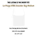 Organizer for [Le Pliage XTRA Shoulder Bag Medium, Longchamp] Silk Bag Insert