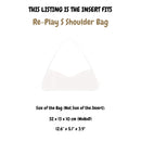 Organizer for [Re-Play S Shoulder Bag, Longchamp] Felt Bag Insert
