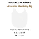 Organizer for [Le Foulonné S Crossbody Bag, Longchamp] Felt Bag Insert