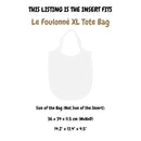 Organizer for [Le Foulonné XL Tote Bag, Longchamp] Felt Bag Insert