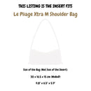 Organizer for [Le Pliage Xtra M Shoulder Bag, Longchamp] Felt Bag Insert