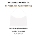 Organizer for [Le Pliage Xtra XL Shoulder Bag, Longchamp] Silk Bag Insert