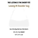 Organizer for [Looong M Shoulder bag, Longchamp] Felt Bag Insert