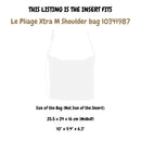 Organizer for [Le Pliage Xtra M Shoulder bag 10341987, Longchamp] Silk Bag Insert