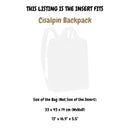 Organizer for [Cisalpin Backpack, Goyard] Felt Bag Insert