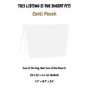 Organizer for [Conti Pouch, Goyard] Felt Bag Insert