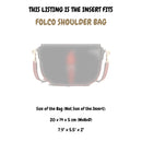 Organizer for [FOLCO SHOULDER BAG, Celine] Felt Bag Insert