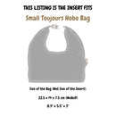 Organizer for [Small Toujours Hobo Bag, Dior] Silk Bag Insert