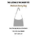 Organizer for [Medium Diorly Bag, Dior] Velvet Bag Insert