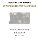 Organizer for [30 Montaigne East-West Bag with Chain, Dior] Felt Bag Insert