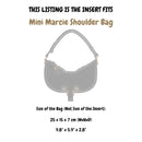 Organizer for [Mini Marcie Shoulder Bag, Chloe] Nylon Bag Insert