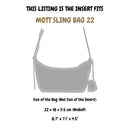 Organizer for [MOTT SLING BAG 22, Coach] Felt Bag Insert