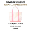Organizer for [Dunki* x L.L. Bea* Boat and Tote, L.L.Bean] Felt Bag Insert