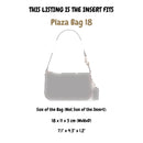 Organizer for [Plaza Bag 18, Coach] Velvet Bag Insert