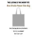 Organizer for [Rive Droite Fleece Tote Bag, Saint Laurent (YSL)] Velvet Bag Insert