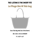 Organizer for [Le Pliage One M Tote bag, Longchamp] Silk Bag Insert