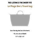 Organizer for [Le Pliage One L Travel bag, Longchamp] Velvet Bag Insert