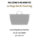 Organizer for [Le Pliage One XL Travel bag, Longchamp] Nylon Bag Insert