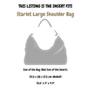 Organizer for [Starlet Large Shoulder Bag, Gucci] Felt Bag Insert
