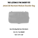 Organizer for [Jetset GG Marmont Medium Shoulder Bag, Gucci] Velvet Bag Insert
