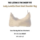 Organizer for [Lady Lunetta Chain Small Shoulder Bag, Gucci] Felt Bag Insert