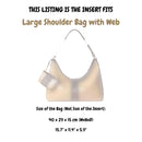 Organizer for [Large Shoulder Bag with Web, Gucci] Felt Bag Insert