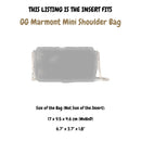 Organizer for [GG Marmont Mini Shoulder Bag, Gucci] Felt Bag Insert