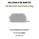 Organizer for [GG Marmont Small Camera Bag, Gucci] Velvet Bag Insert