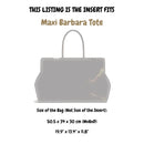 Organizer for [Maxi Barbara Tote, Bottega Veneta] Silk Bag Insert