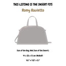 Organizer for [Romy Bauletto, Tory Burch] Velvet Bag Insert