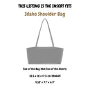 Organizer for [Idaho Shoulder Bag, The Row] Felt Bag Insert