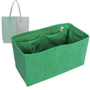 Organizer for [Nomad Colorblock Tote Handbag, Coach] Tote Purse Bag Insert Organiser Liner Shaper (Velvet, Long Zip and Open Compartment)