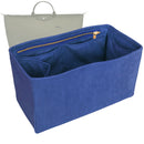 Organizer for [Le Pliage Green S Travel Bag, Longchamp] Tote Purse Bag Insert Organiser Liner Shaper (Velvet, Long Zip and Open Compartment)
