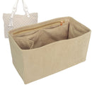 Organizer for [ICON BIT GG MEDIUM TOTE, Gucci] Tote Purse Bag Insert Organiser Liner Shaper (Velvet, Long Zip and Open Compartment)