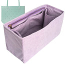 Organizer for [Baby Bogg Bag, Bogg] Tote Purse Bag Insert Organiser Liner Shaper (Velvet, Long Zip and Open Compartment)
