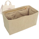 Organizer for [SMALL CABAS THAIS IN Raffia and calfskin, Celine] Tote Purse Bag Insert Organiser Liner Shaper (Velvet, Long Zip and Open Compartment)
