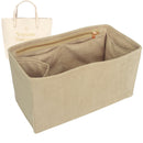 Organizer for [Studio Shopper, Vivienne Westwood] Tote Purse Bag Insert Organiser Liner Shaper (Velvet, Long Zip and Open Compartment)