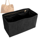 Organizer for [Medium Jack - Heritage Broken-In Leather, Parker Thatch] Tote Purse Bag Insert Organiser Liner Shaper (Velvet, Long Zip and Open Compartment)