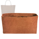 Organizer for [large VLogo tote bag, Valentino Garavani] Tote Purse Bag Insert Organiser Liner Shaper (Velvet, Long Zip and Open Compartment)