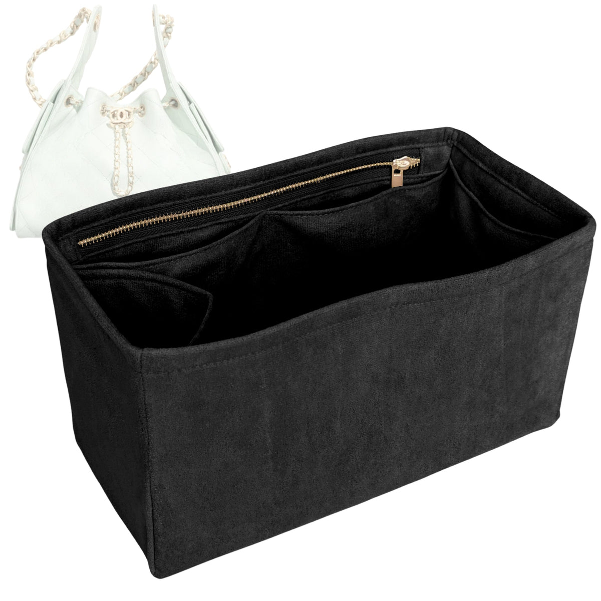 Organizer for [25 Medium Handbag, Chanel] Tote Purse Bag Insert